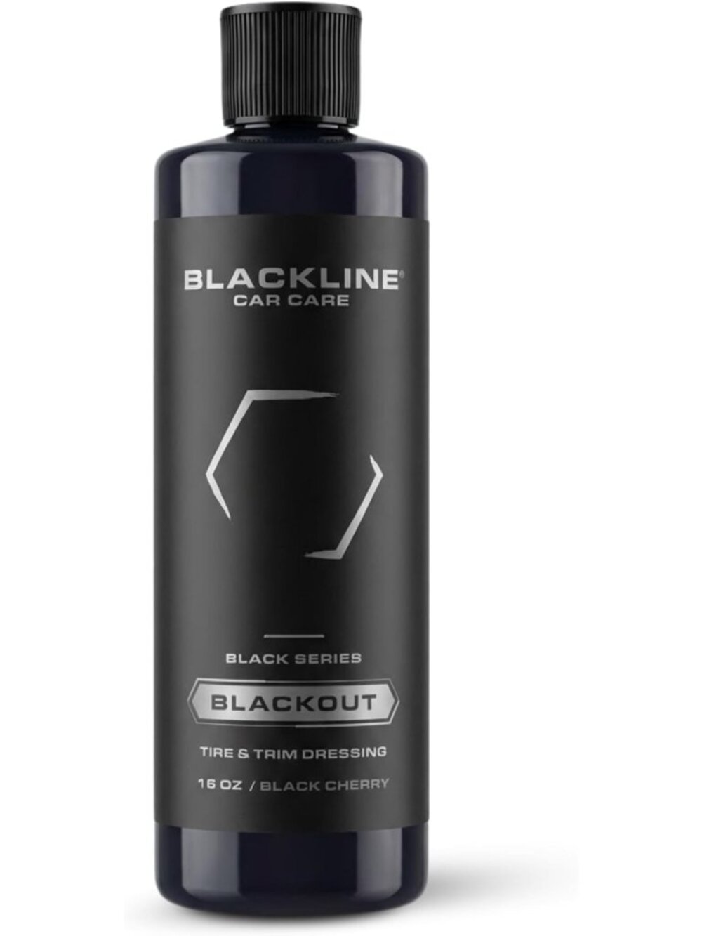 16oz Blackout Tire Dressing - No Sling Shine, Long-Lasting Trim & Tire Care